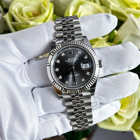 Rolex Datejust 41腕錶：白色黃金及蠔式鋼 